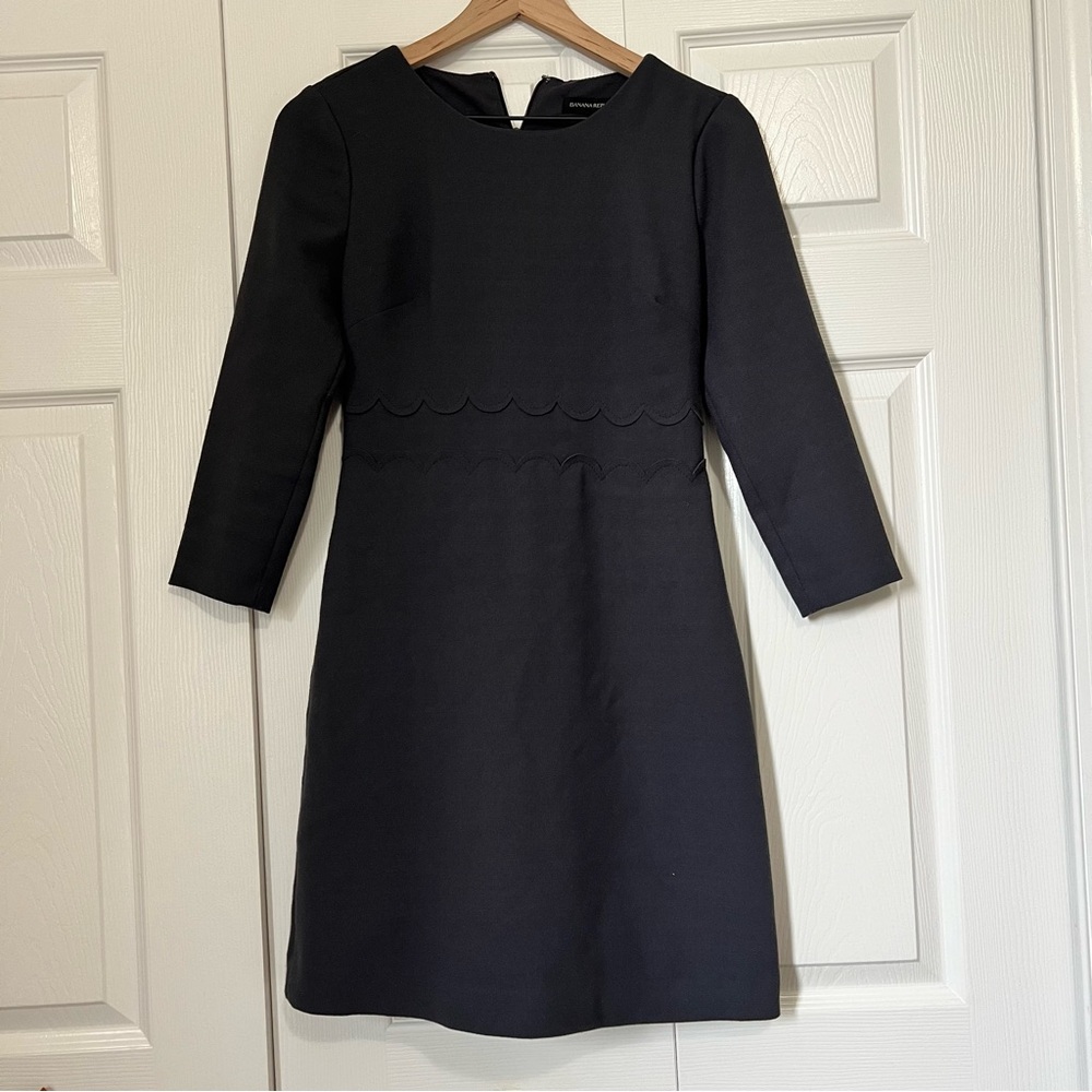 Banana Republic Navy Long Sleeve Dress